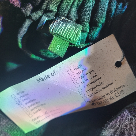 NWT Linen Asymmetrical Bubble Skirt by Metamorphoza - Picture 7 of 8